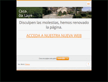 Tablet Screenshot of casadalaxe.es